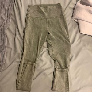 Light green Aerie leggings Small